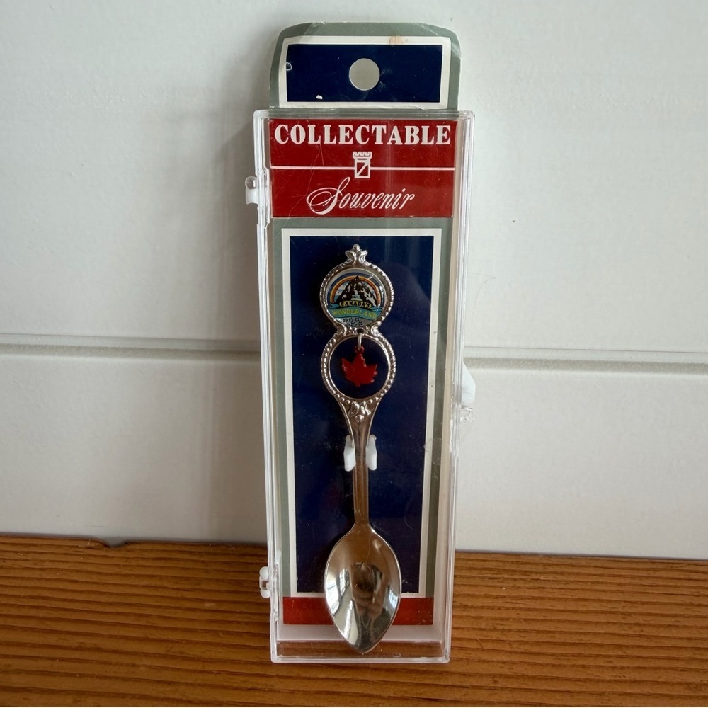 Canada’s Wonderland Collectible Souvenir Spoon – Red & Silver Accents